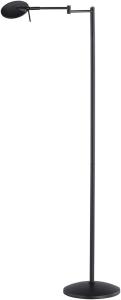 LED Stehleuchte KAZAN Schwarz verstellbar 4-fach Touchdimmer - Höhe 121cm