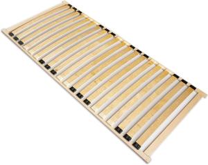 Lattenrost Basic-Frame 70x200cm für Bett I Hochwertiger Bettgestell 20 Gebogene Birken I Lattenroste Holzlatten Klappbar Bestimmt für Feder- sowie Schaummatratzen. (Single, 70x200)
