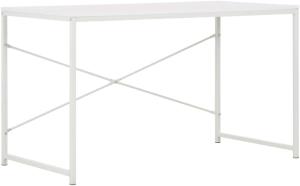 Computertisch, Spanplatte Weiß, 120 × 60 × 70 cm