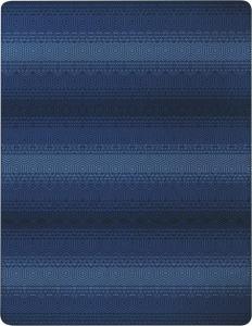 Biederlack Wohndecke Deep | 150x200 cm | blue