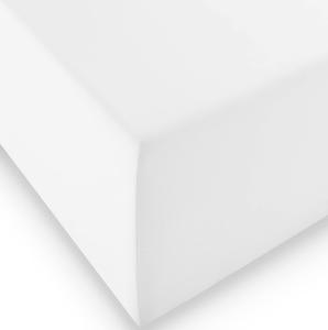 fleuresse Jersey-Elasthan Spannbettlaken Comfort XL 90x200 cm Weiß