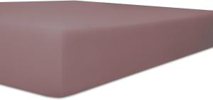 Kneer Exclusiv-Stretch Jersey Spannbetttuch, Farbe:62 Flieder;Größe:90x190-100x220 cm
