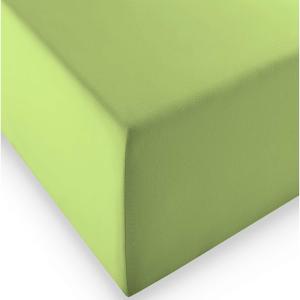 fleuresse Boxspring- und Wasserbetten Jersey-Spannlaken Comfort XL Farbe 7041 apfelgrün Größe: 180 x 200 cm