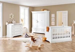 Pinolino Limited Edition -Kinderzimmer Babyzimmer set „Emilia Gold” breit groß 3-teilig Set