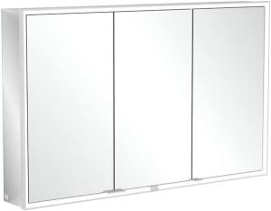 Villeroy & Boch My View Now, Spiegelschrank für Aufputz mit Beleuchtung, 1200x750x168 mm, mit Sensordimmer, 3 Türen, A45512 - A4551200