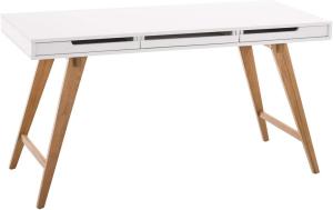 Schreibtisch Porto 140 cm V2, weiß