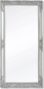 vidaXL Wandspiegel im Barock-Stil 120x60 cm Silber