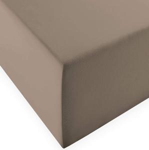 Fleuresse Boxspring- und Wasserbetten Jersey-Spannlaken comfort XL Farbe 9042 taupe 100x200