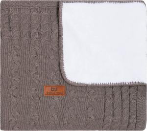 Baby´s Only Teddyfutter Kinderdecke 'Cable' taupe, 100x135 cm