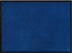 Teppich Boss waschbare In- & Outdoor Fußmatte Uni einfarbig - Navy - 90x150x0,7cm