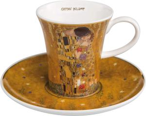 Goebel / Gustav Klimt - Der Kuss Klimt - Kuss / Fine Bone China / 12,0cm x 12,0cm