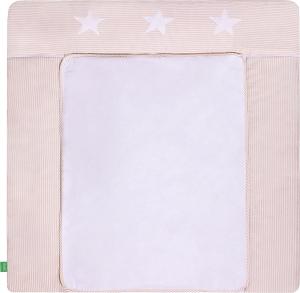 LULANDO 'Stripes - Stars' Wickelauflage 75 x 80 cm beige