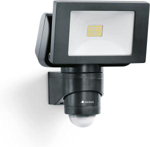 Steinel LED-Außenstrahler LS 150 S schwarz, 240°-Bewegungsmelder, max. 12m Reichweite, 14,7 W Fluter, 1375 lm