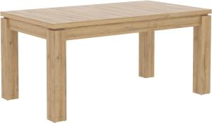 FORTE Havanna Esstisch ausziehbar, Holzwerkstoff, Alteiche, B x H x T: 160,4÷206,4 x 76,1 x 90,4 cm