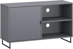 Lowboard Ido TV-Unterschrank 110x37x64cm anthrazit 1-türig