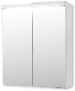 Spiegelschrank Badspiegel inkl. LED Beleuchtung ca. 60 x 69 x 20 cm POOL Weiß