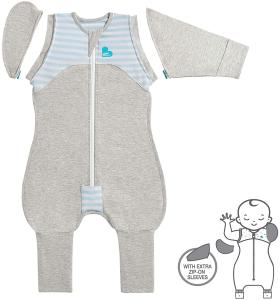Love to Dream Baby-Pucksack Swaddle Up Transition Suit Stufe 2 L Blau
