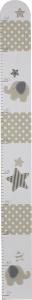 Goki 'Elefant & Sterne' Messlatte aus Holz, beige