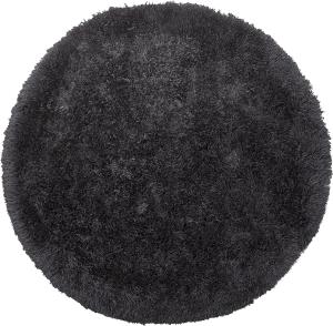 Teppich schwarz ⌀ 140 cm Shaggy CIDE