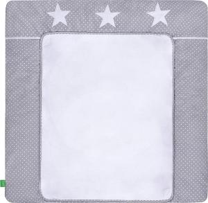LULANDO 'White Dots /Grey Stars' 76 x 76 cm grau/weiß