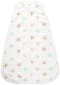 aden + anais Star Soft Swaddle - Pack von 1 | Tragbarer Musselin & leichtes Vicose von Bambusschlaf -Sack -Decke | Unisex Baby Schlafsack für Mädchen & Jungen | 0-6 Monate