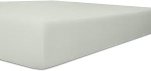Kneer Exclusive-Stretch Q93 Spannbetttuch 40cm extra hoch, Farbe:09 - Platin;Größe:120x200-130x220 cm