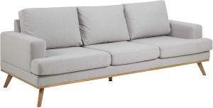 Sofa 3-sitzig NORWICH, hellgrau, ca. 231 cm