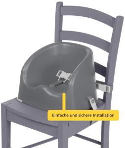 Safety 1st Sitzerhöhung Essential Booster warm grey