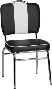 Wohnling Stuhl ELVIS schwarz/weiß