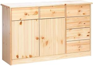Erst-Holz 90. 50-26 Kommode Anrichte Kiefer natur 6 Schubladen, 2 Türen