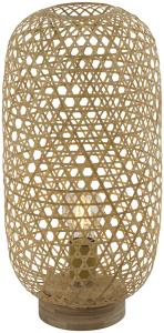 GLOBO Tischlampe Wohnzimmer Tischleuchte Schlafzimmer bambus natur beige 15367T1