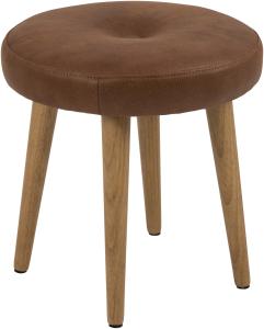 Frisco Pouf Hocker braun natur Puff Sitzhocker Sitzpouf Bodenkissen Schemel