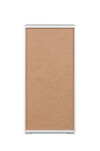 Regalschrank Fyn in weiß 46 x 97 cm