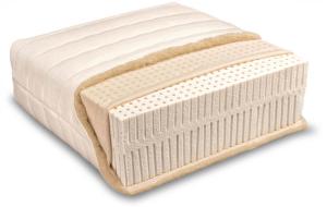 Baumberger PiuMa Lana Softstepp Naturlatexmatratze 160x200 H1 (Soft bis 60kg)