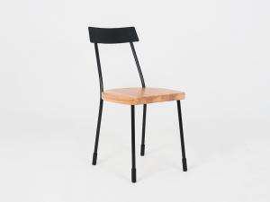 Furnilovers 2er-Set Stuhl LENA, Holz Sitzfläche