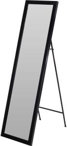 Rechteckiger Standspiegel in Metallrahmen 126 cm, schwarz - Home Styling Collection