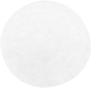 Teppich weiß ⌀ 140 cm Shaggy DEMRE