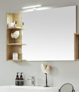 Bad Spiegel One Eiche mit Ablage 104 x 68 cm