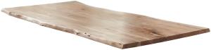 Tischplatte Baumkante Akazie Natur 220 x 100 cm NOAN 523775