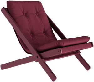Karup Design Futon Liegestuhl BOOGIE Gestell Siesta Red lackiert / Bordeaux