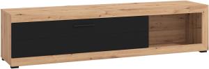 TV-Board >Ruma< in Artisan Eiche - 181x43,5x41,5cm (BxHxT)