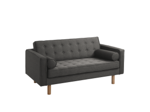 2-Sitzer Sofa 'Topic Wood', grau