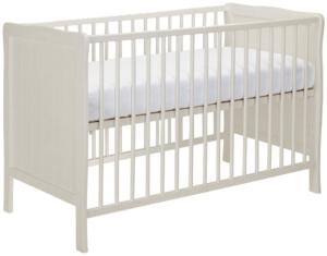 Europe Baby Sarah II Babybett Matt Weiß 60 x 120 cm Beige