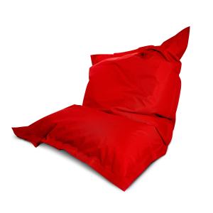 Wolkenwunder Sitzsack Gamersitz Outdoorsessel XXL PVC Schmutzabweisend - Saubequem Kollektion Rot