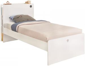 Cilek WHITE Bett Jugendbett (100x200 cm) Weiß