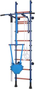 Polini Sport 'Turbo' Klettergerüst und Sprossenwand, Wandmontage, blau