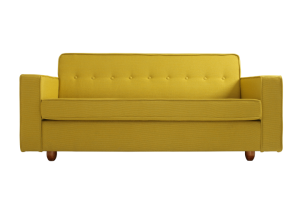 2-Sitzer Sofa 'Zugo', gelb