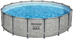 Bestway 'Frame Pool Steel Pro Max Set 549 x 122 cm' Pool Pumpe Leiter Abdeckung