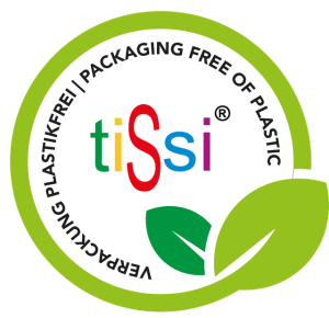 tiSsi Nachhaltigkeitssiegel - Plastikfreie Verpackung