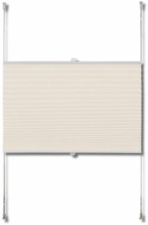 Plissee Faltrollo Rollo Plisseerollo 50x100cm Creme